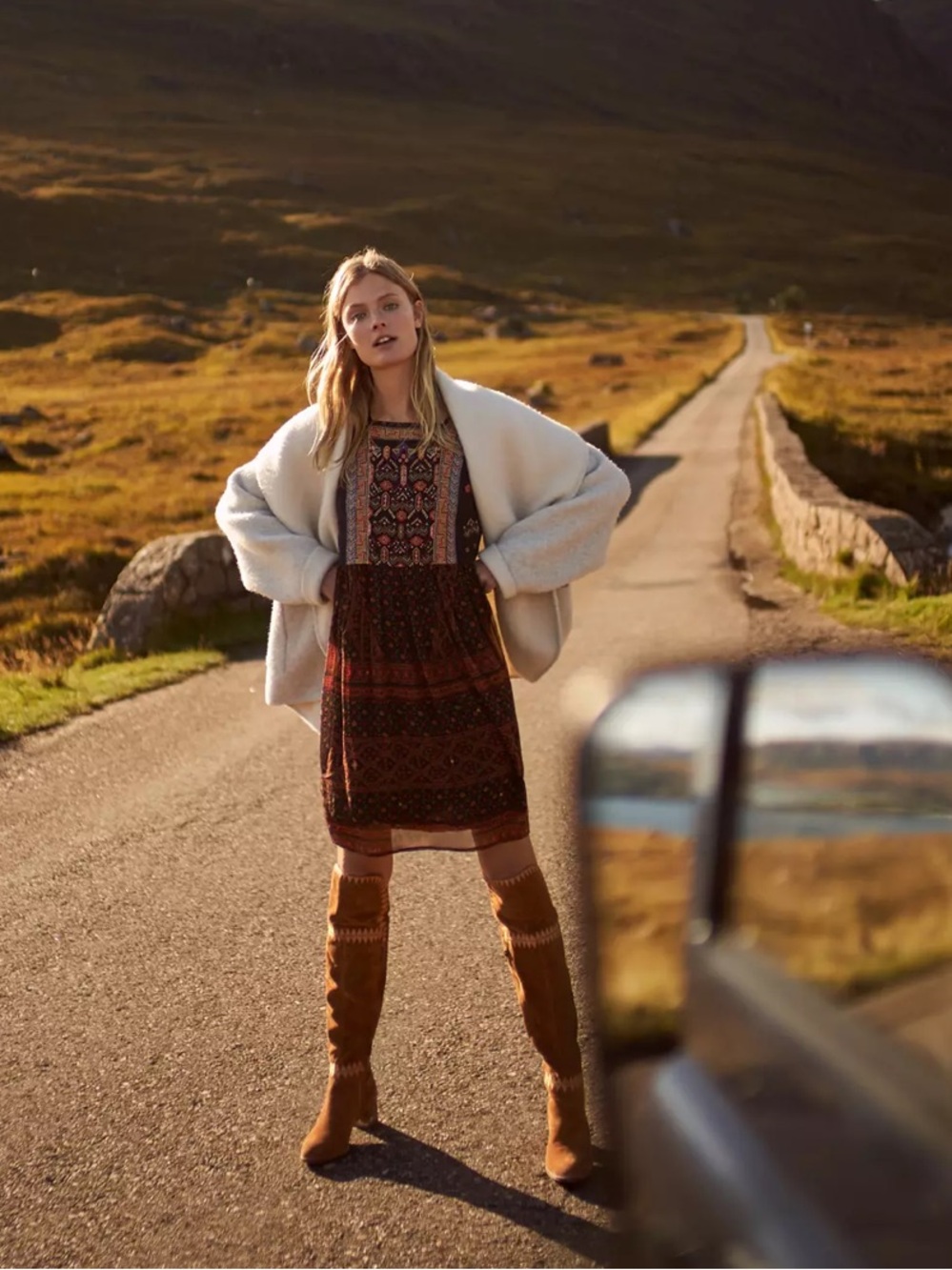 Anthropologie Kemi + Kin Munro Embroidered Tunic Dress